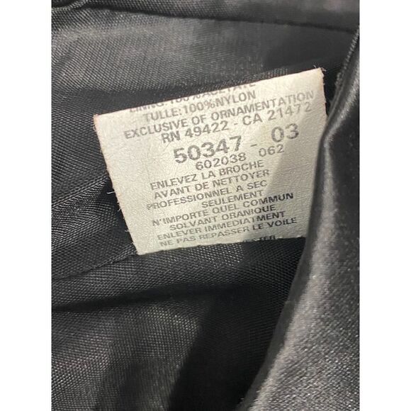 Vintage Jessica McClintock Strapless Cocktail Dress sz 12p - Picture 8 of 9